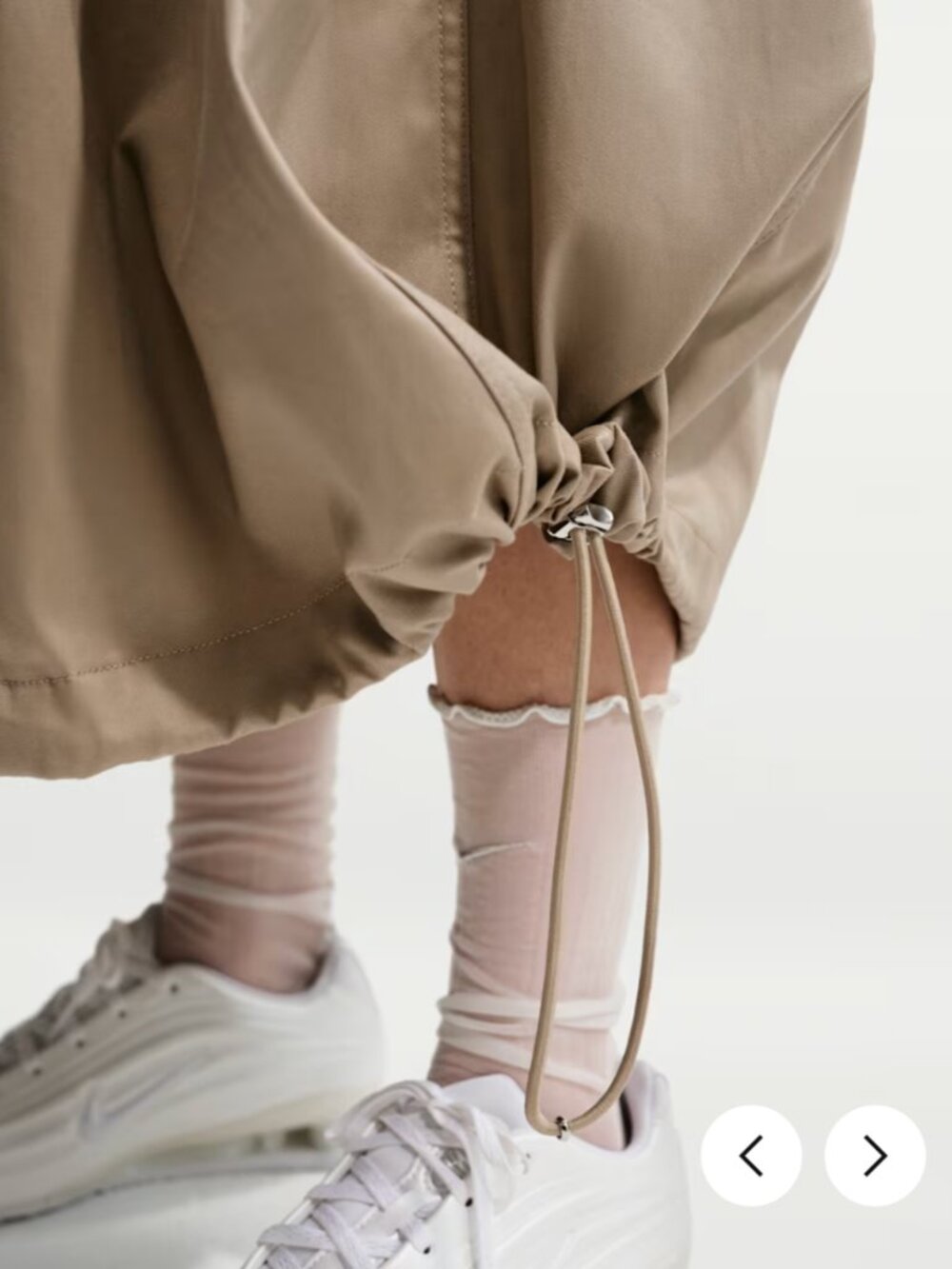 NWT Nike Sportswear Airreverent Women's Khaki Trench Coat - Picture 9 of 10
